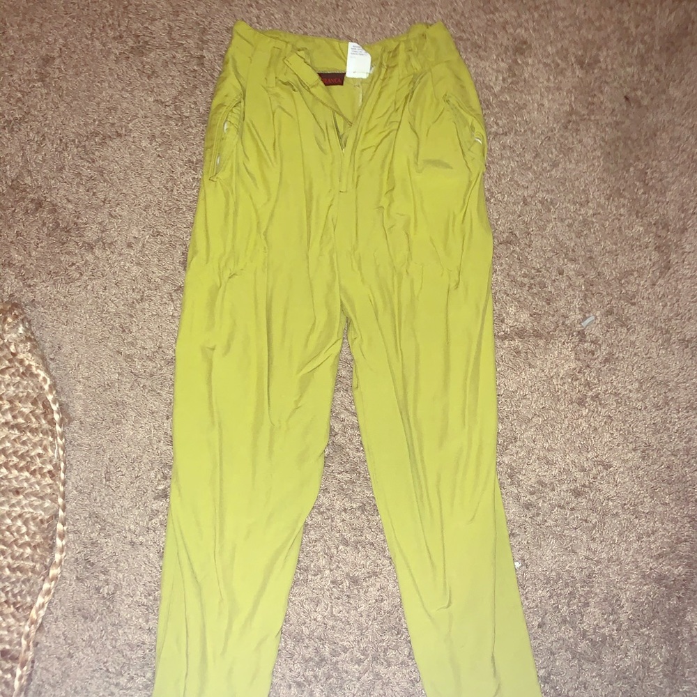 Green Casablanca pants